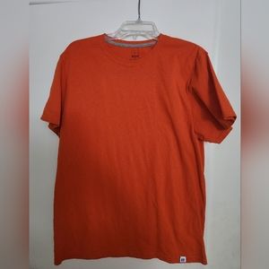 Regular Orange Men's T shirt Size L